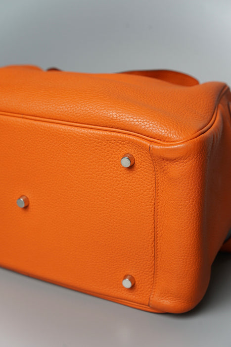 Hermes Lindy 34 in Orange Phw