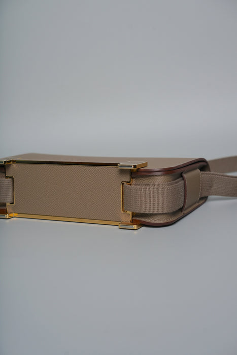 Hermes Geta Slim in Etoupe Ghw (Brand New)