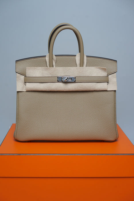 Hermes Birkin 25 in Togo Beige Marfa Phw (Brand New)