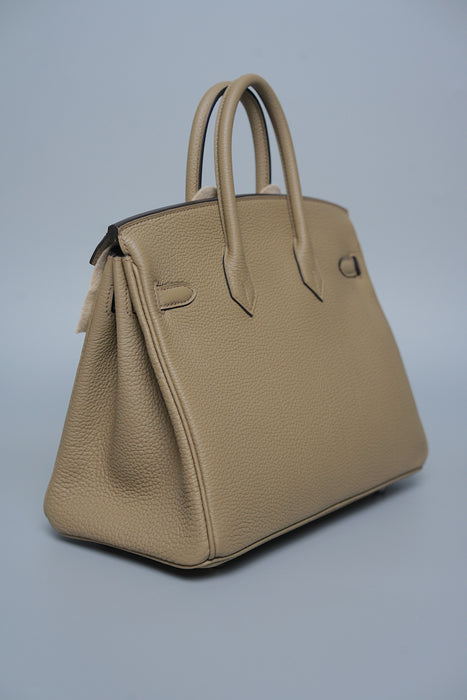 Hermes Birkin 25 in Togo Beige Marfa Phw (Brand New)