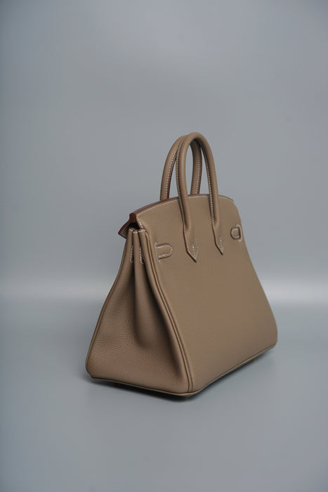 Hermes Birkin 25 in Etoupe Togo Ghw (Brand New)