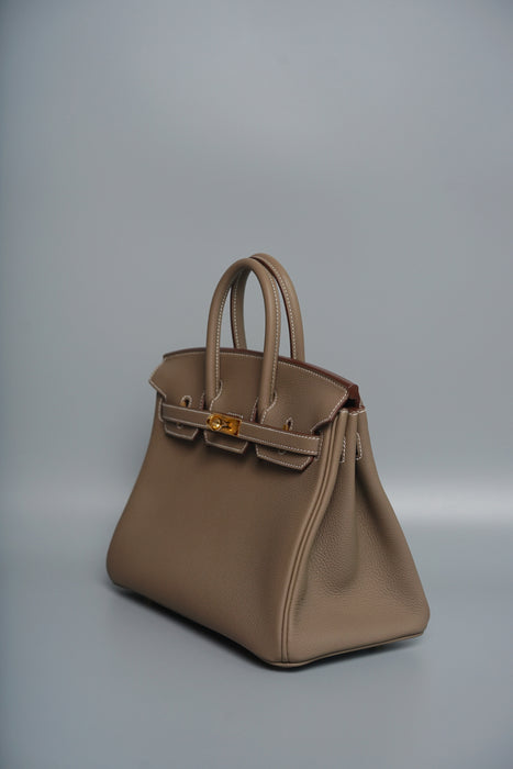 Hermes Birkin 25 in Etoupe Togo Ghw (Brand New)
