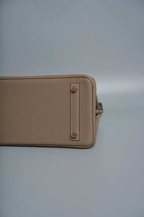 Hermes Birkin 25 in Etoupe Togo Ghw (Brand New)