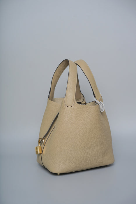 Hermes Picotin 18 in Trench Ghw (Brand New)
