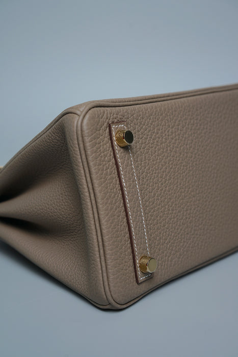 Hermes Birkin 25 in Etoupe Togo Ghw (Brand New)