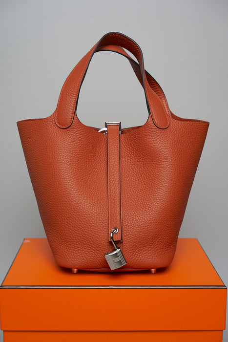 Hermes Picotin 18 in Cuivre Phw (Brand New)