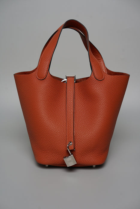Hermes Picotin 18 in Cuivre Phw (Brand New)