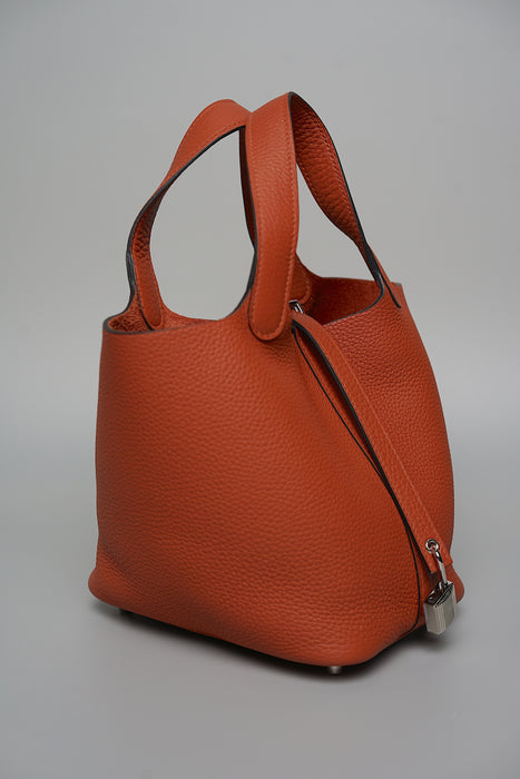 Hermes Picotin 18 in Cuivre Phw (Brand New)