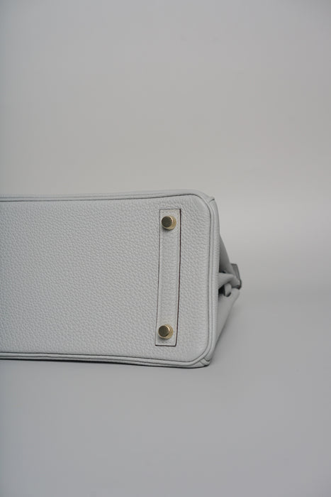 Hermes Birkin 25 in Blue Glacier Epsom Phw (Brand New)