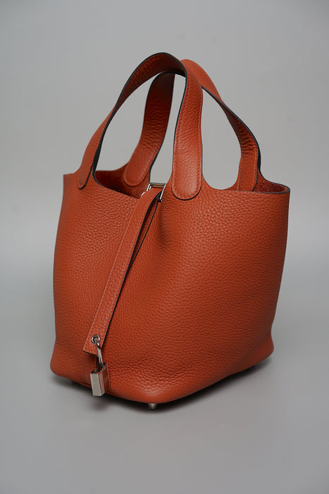Hermes Picotin 18 in Cuivre Phw (Brand New)