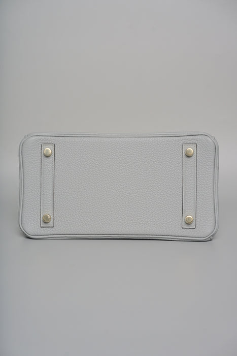 Hermes Birkin 25 in Blue Glacier Epsom Phw (Brand New)