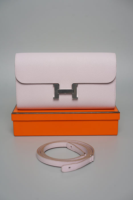 Hermes Constance To Go in Mauve Pale Phw (Brand New)