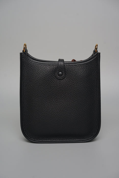 Hermes Mini Evelyne in Noir Ghw (Brand New)