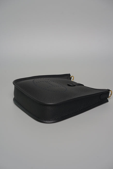 Hermes Mini Evelyne in Noir Ghw (Brand New)