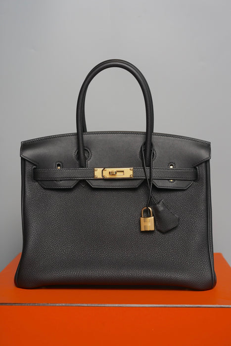 Hermes Birkin 30 3 -in-1 Black Togo Ghw