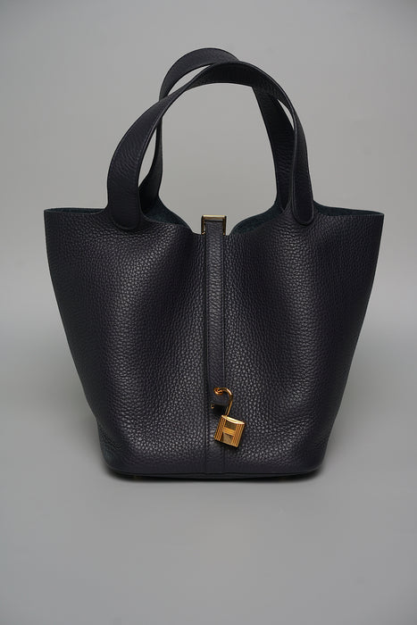 Hermes Picotin 22 in Caban Ghw