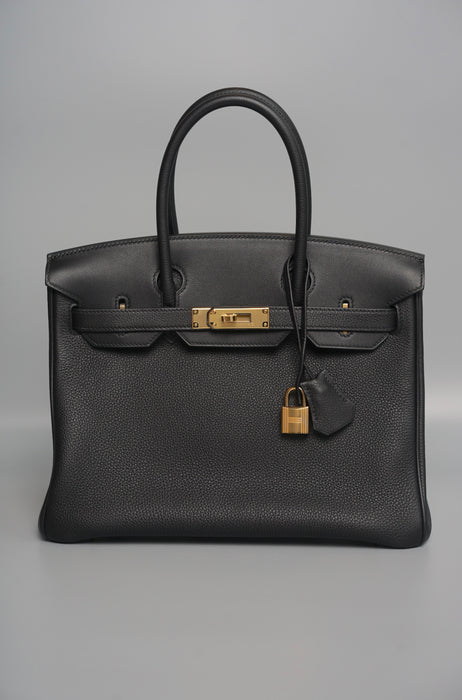 Hermes Birkin 30 3 -in-1 Black Togo Ghw