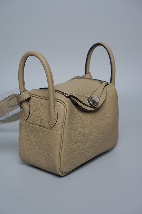 Hermes Mini Lindy II in Beige Marfa Phw (Brand New)