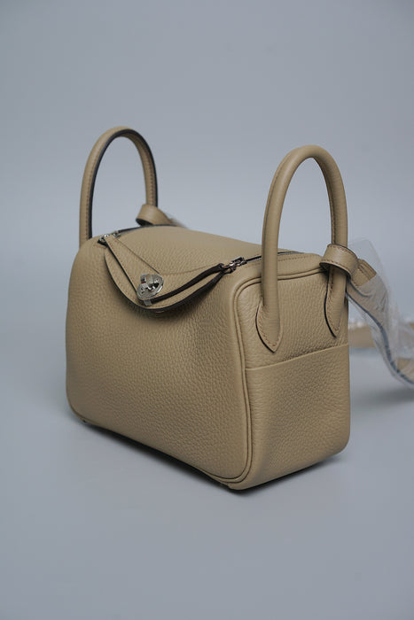 Hermes Mini Lindy II in Beige Marfa Phw (Brand New)