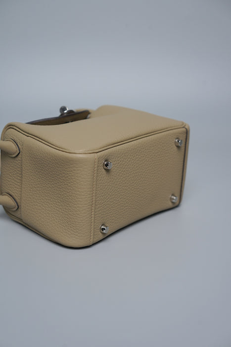 Hermes Mini Lindy II in Beige Marfa Phw (Brand New)
