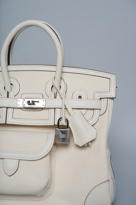 Hermes Birkin 25 Cargo in Nata Phw