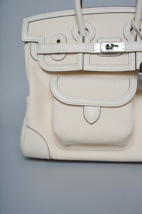 Hermes Birkin 25 Cargo in Nata Phw