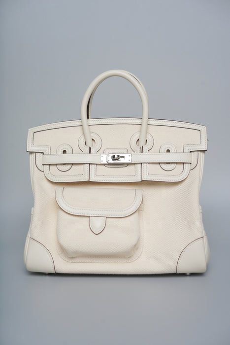 Hermes Birkin 25 Cargo in Nata Phw