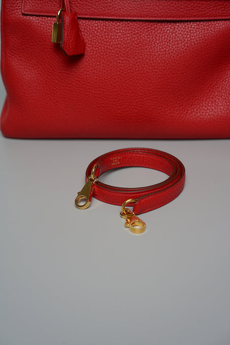 Hermes Kelly 32 Retourne in Rouge Casaque Ghw
