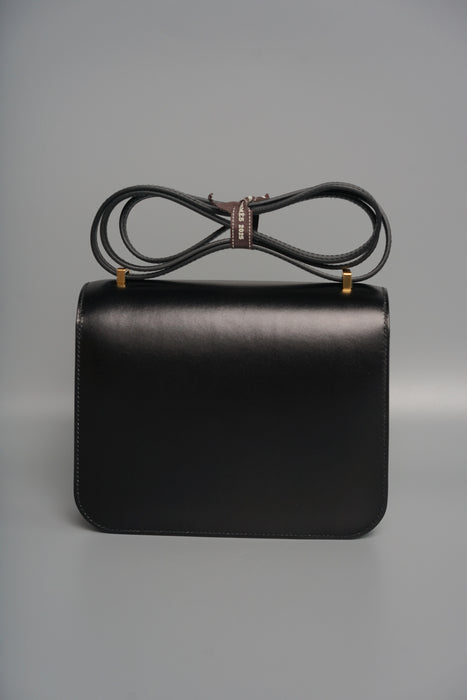 Hermes Constance 18 in Black Box Ghw (Brand New)