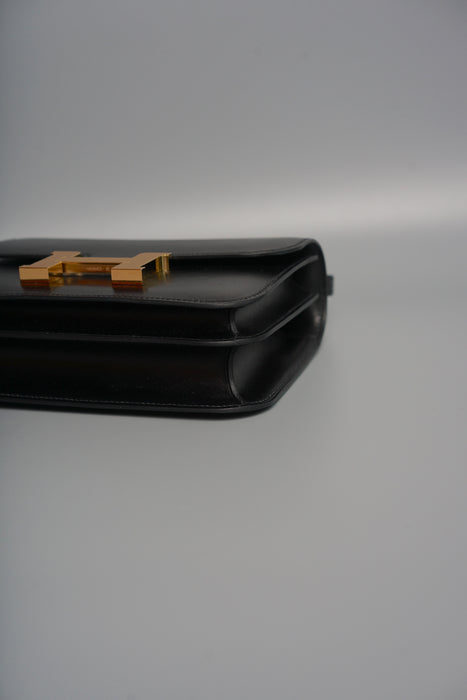 Hermes Constance 18 in Black Box Ghw (Brand New)