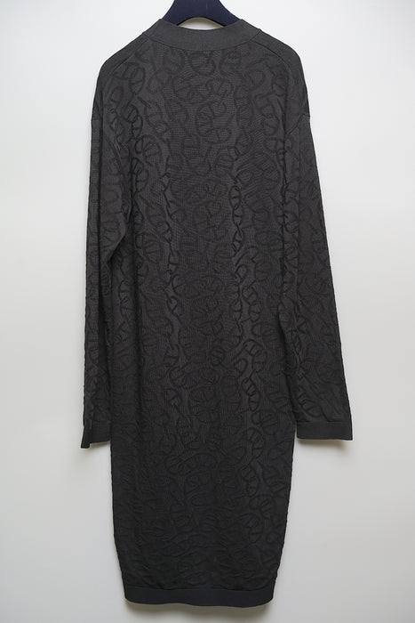 Hermes H D'ancre Long Cardigan in Noir Size 38 (Brand New)