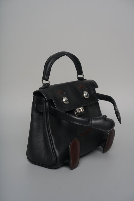 Hermes Kelly Doll in Qianxi Black/ Chocolate Gulliver Phw