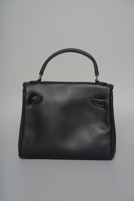 Hermes Kelly Doll in Qianxi Black/ Chocolate Gulliver Phw