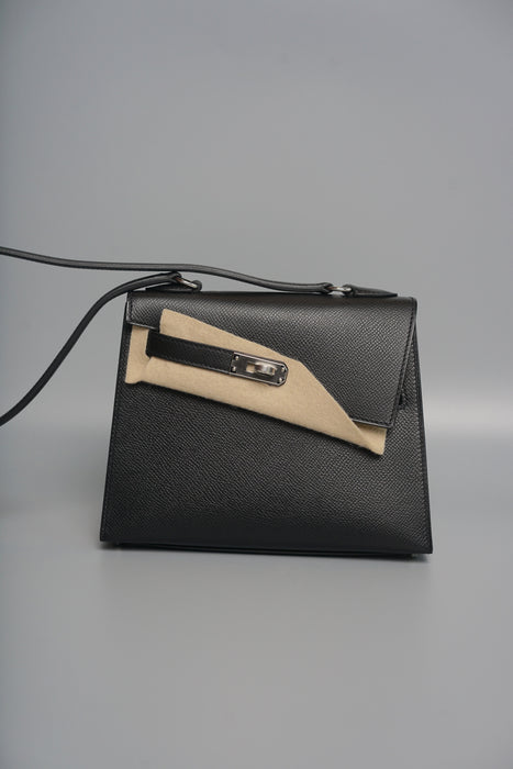 Hermes Kelly Desordre in Black Epsom Phw (Brand New)