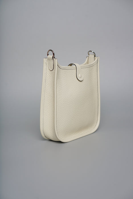 Hermes Mini Evelyne in Cream Phw (Brand New)