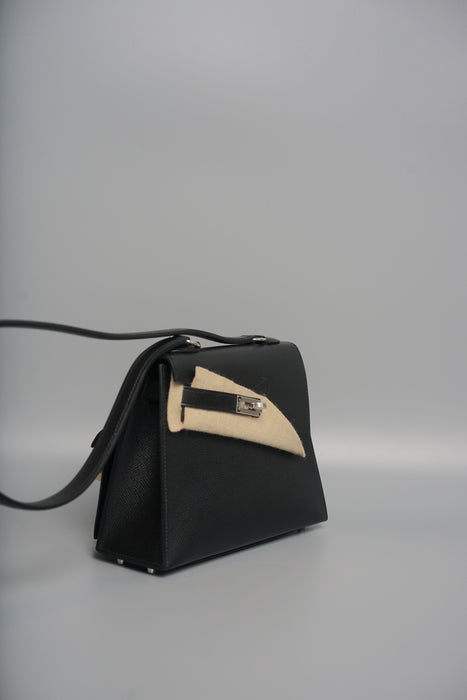 Hermes Kelly Desordre in Black Epsom Phw (Brand New)