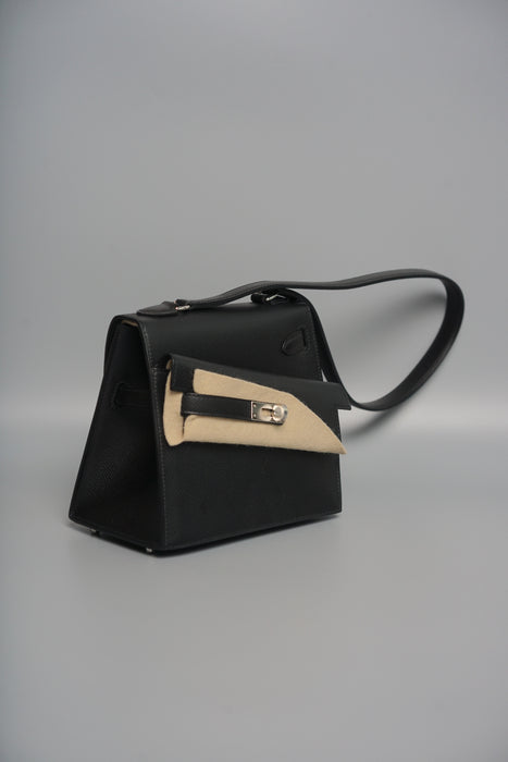 Hermes Kelly Desordre in Black Epsom Phw (Brand New)