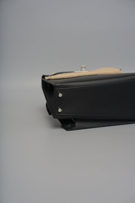 Hermes Kelly Desordre in Black Epsom Phw (Brand New)