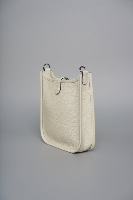 Hermes Mini Evelyne in Cream Phw (Brand New)