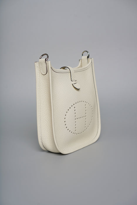 Hermes Mini Evelyne in Cream Phw (Brand New)