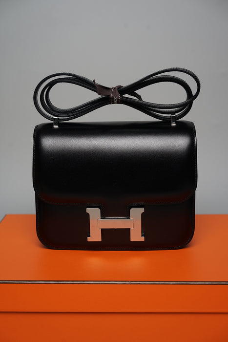 Hermes Constance 18 in Noir Box Leather Phw (Brand New)