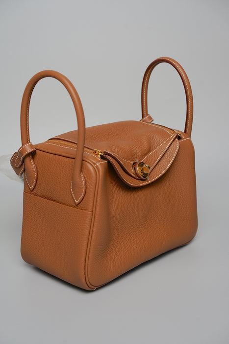 Hermes Lindy 26 in Gold Ghw (Brand New)