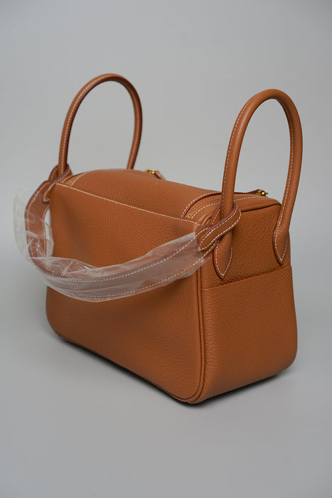 Hermes Lindy 26 in Gold Ghw (Brand New)