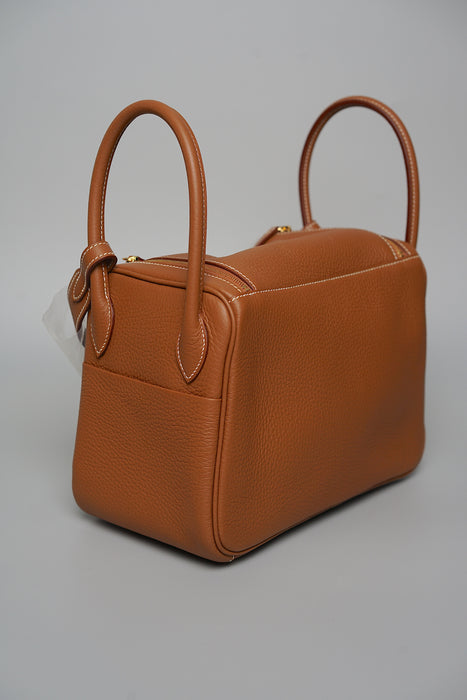 Hermes Lindy 26 in Gold Ghw (Brand New)
