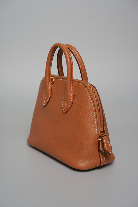 Hermes Mini Bolide in Gold Evercolor Ghw (Brand New)