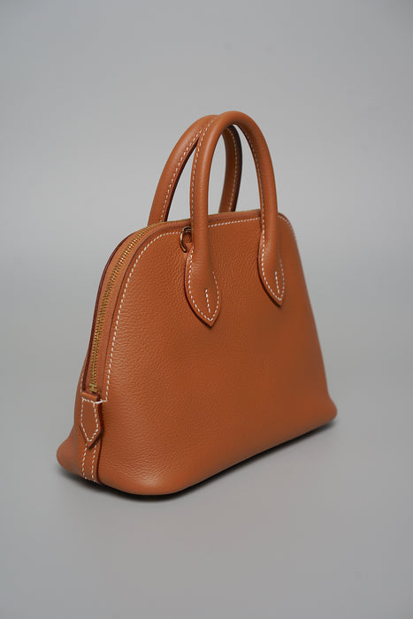 Hermes Mini Bolide in Gold Evercolor Ghw (Brand New)