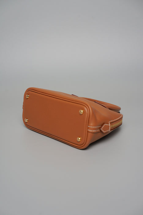 Hermes Mini Bolide in Gold Evercolor Ghw (Brand New)