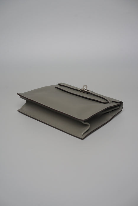 Hermes Kelly Danse in Gris Meyer Evercolor Phw (Brand New)