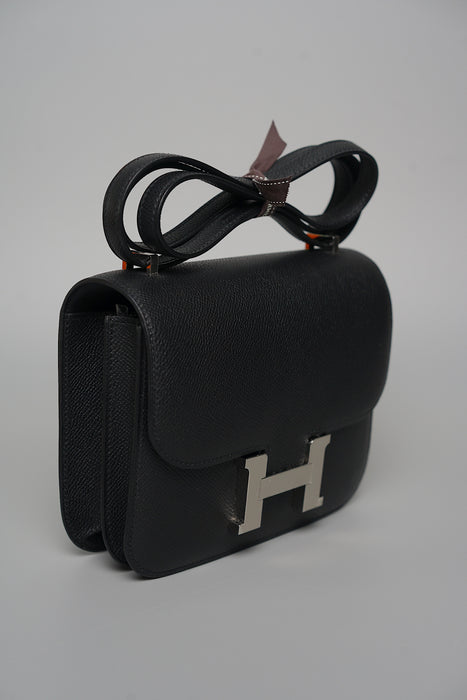 Hermes Constance 18 in Noir Phw (Brand New)