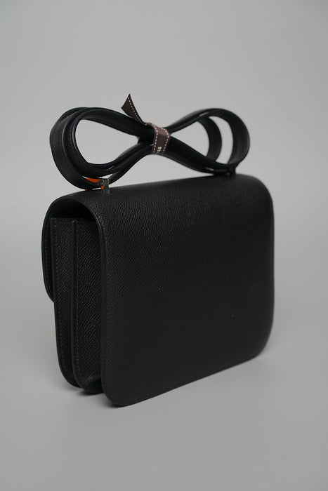 Hermes Constance 18 in Noir Phw (Brand New)
